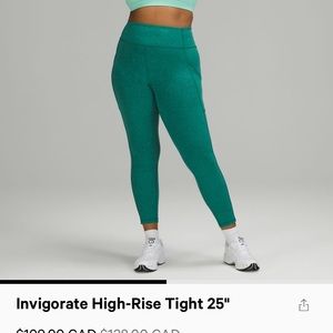 Invigorate high rise leggings